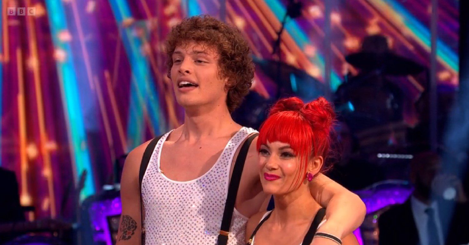 Bobby Brazier and Dianne Buswell on Strictly
