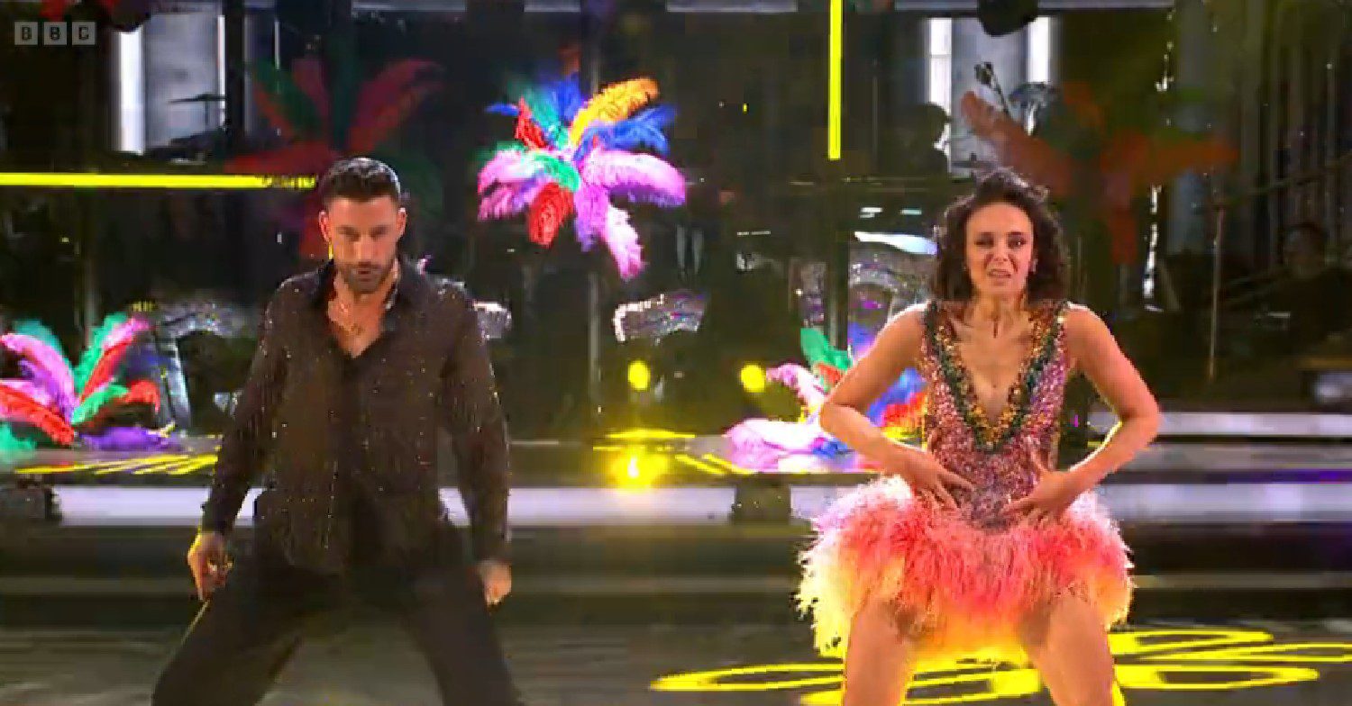 Amanda Abbington and Giovanni Pernice on Strictly