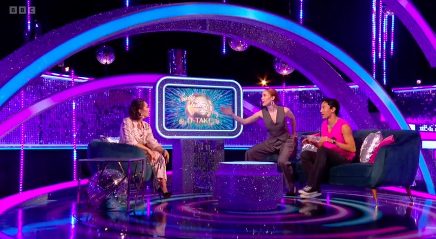 Angela Scanlon and Carlos Gu on Strictly It Takes Two