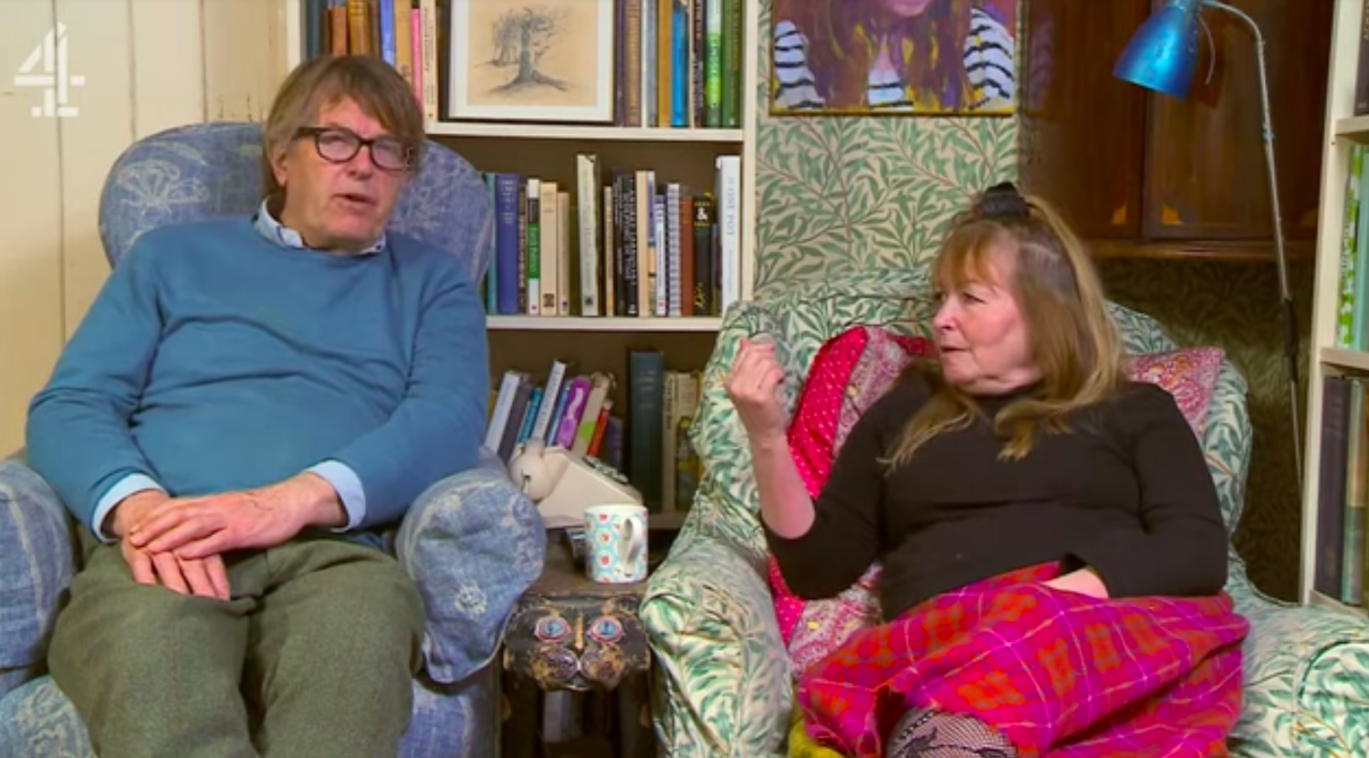 Giles and Mary on Gogglebox