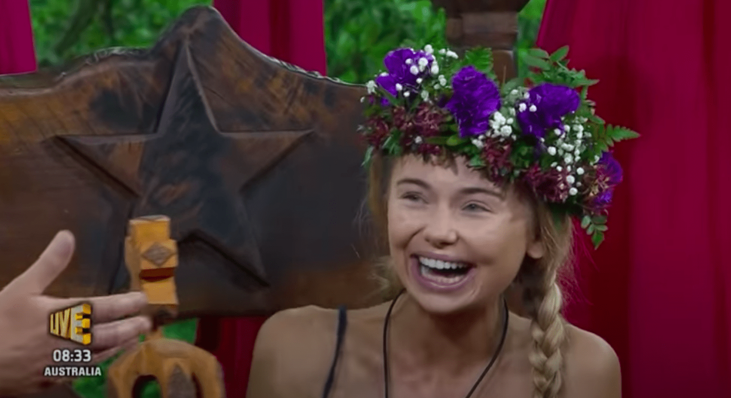 Georgia Toffolo is crowned queen of the jungle