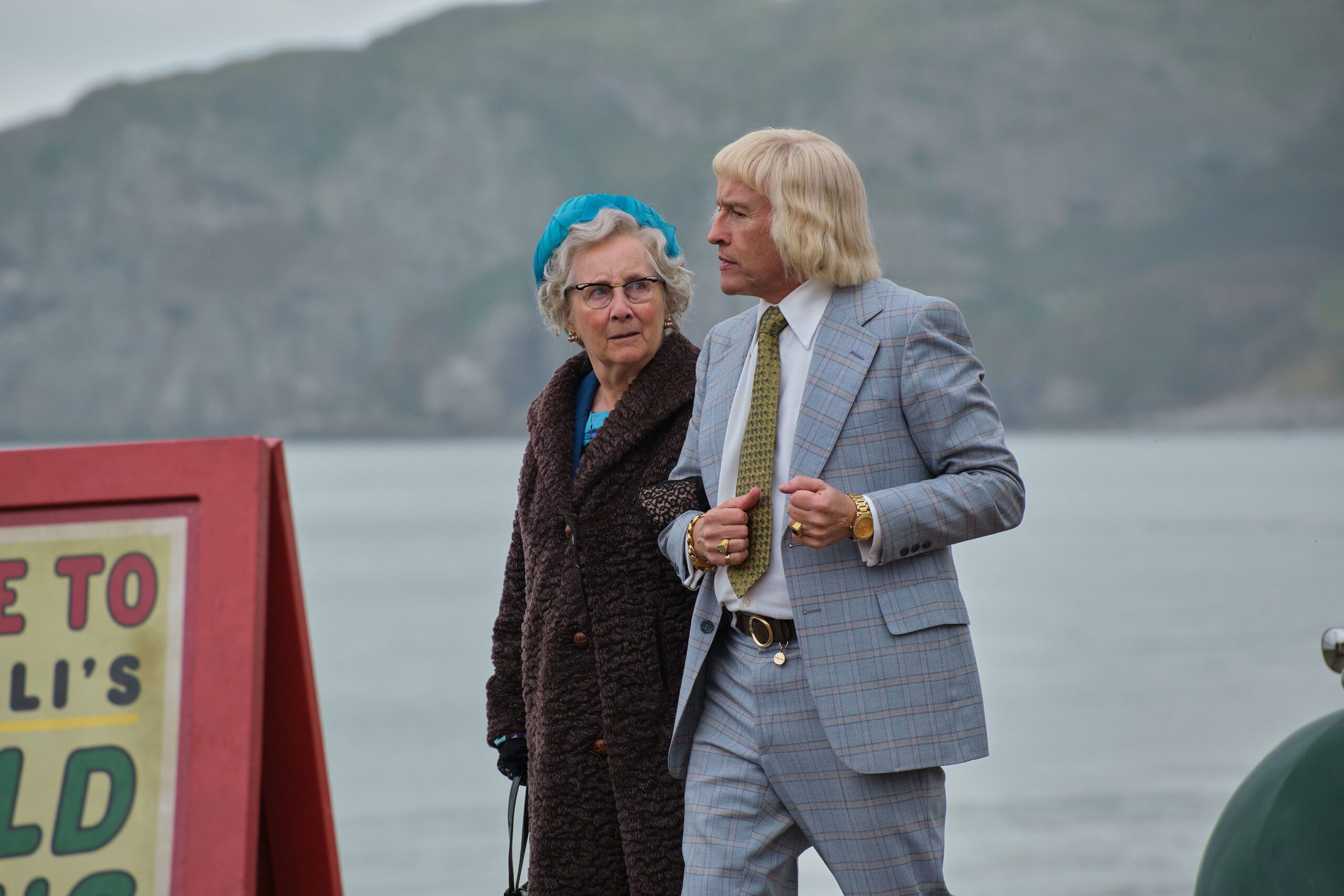 Steve Coogan and Gemma Jones as Jimmy Savile and his mum Agnes