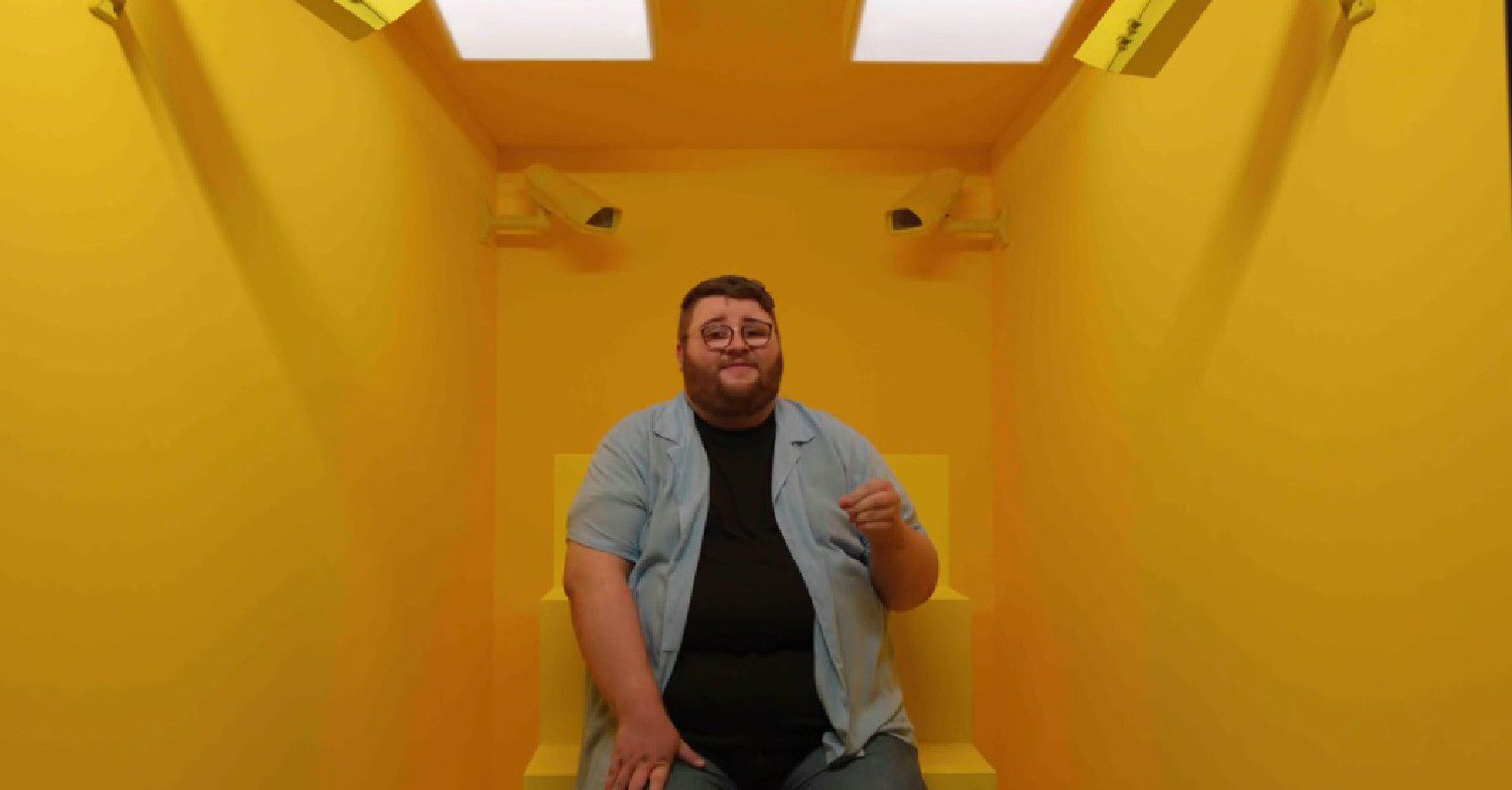 Big Brother UK star Jenkin during VT