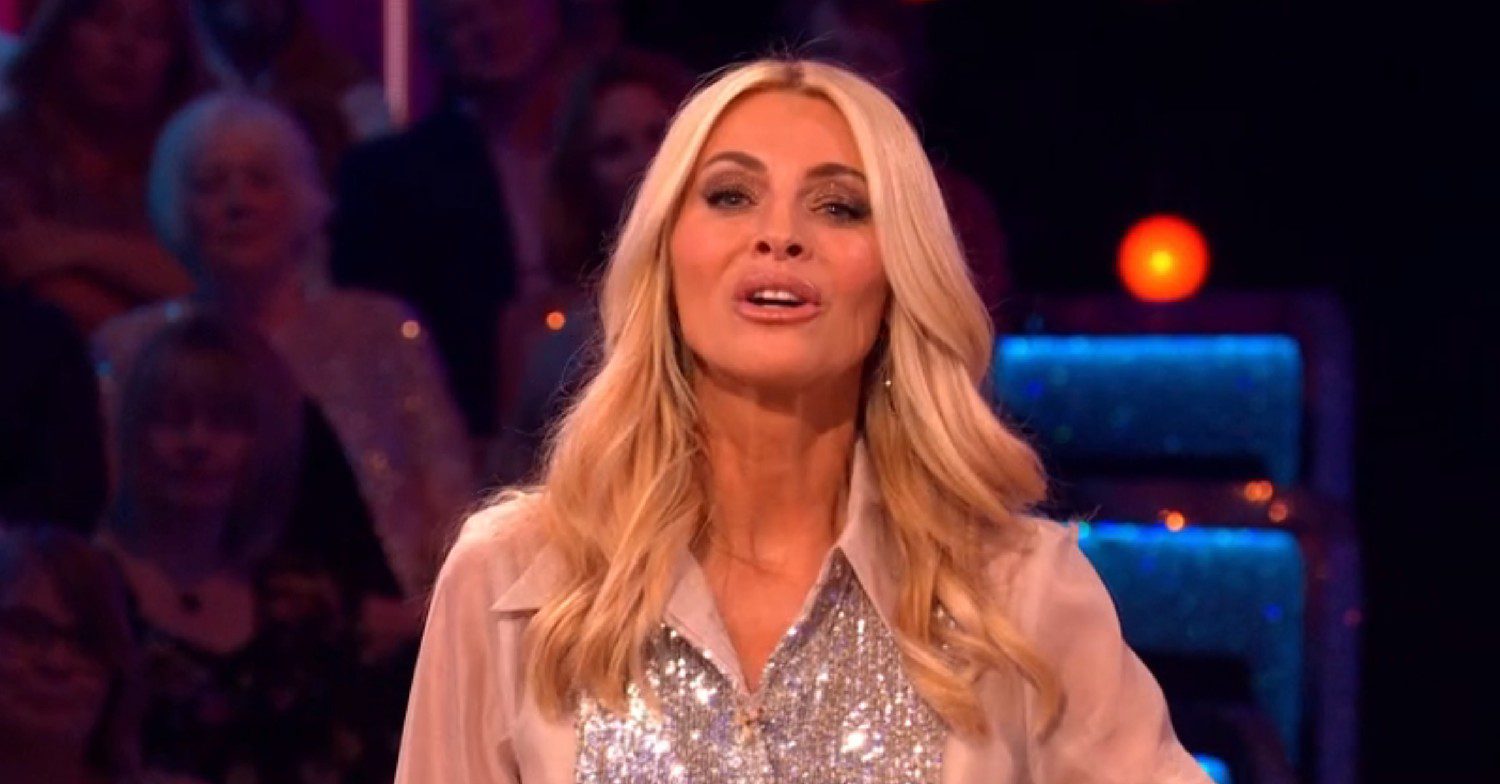Tess Daly on Strictly