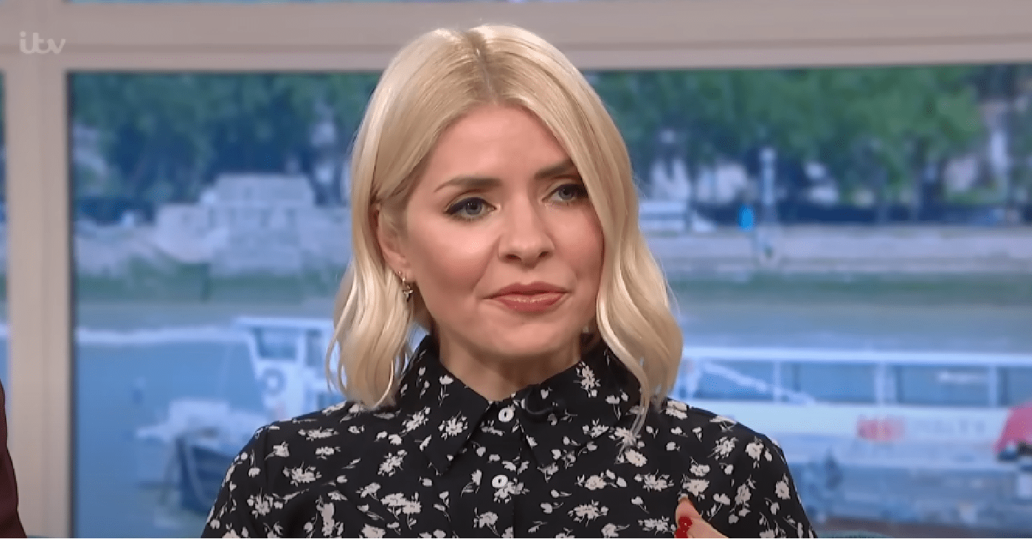 Holly Willoughby talking on This Morning