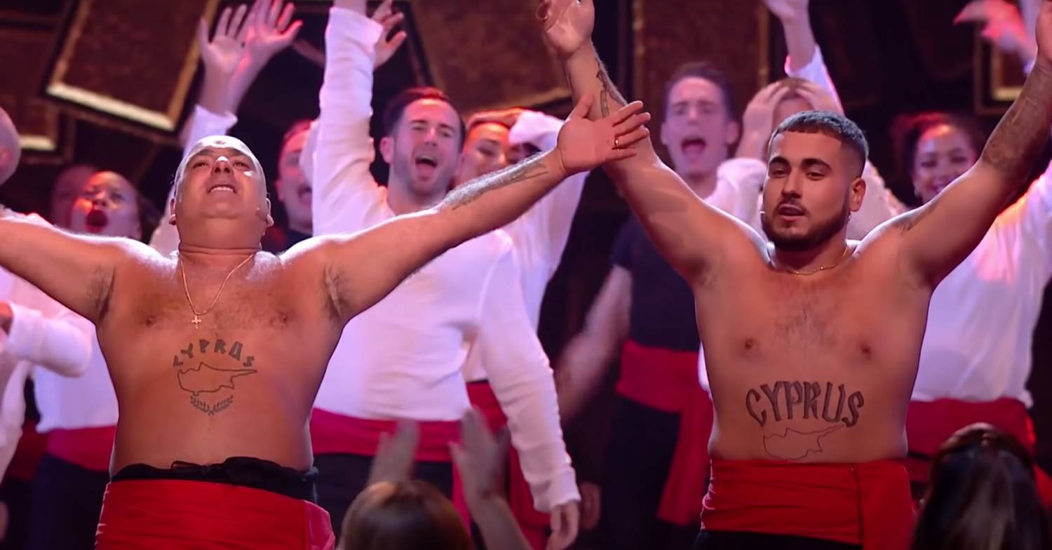 Stavros Flatley dances on BGT news