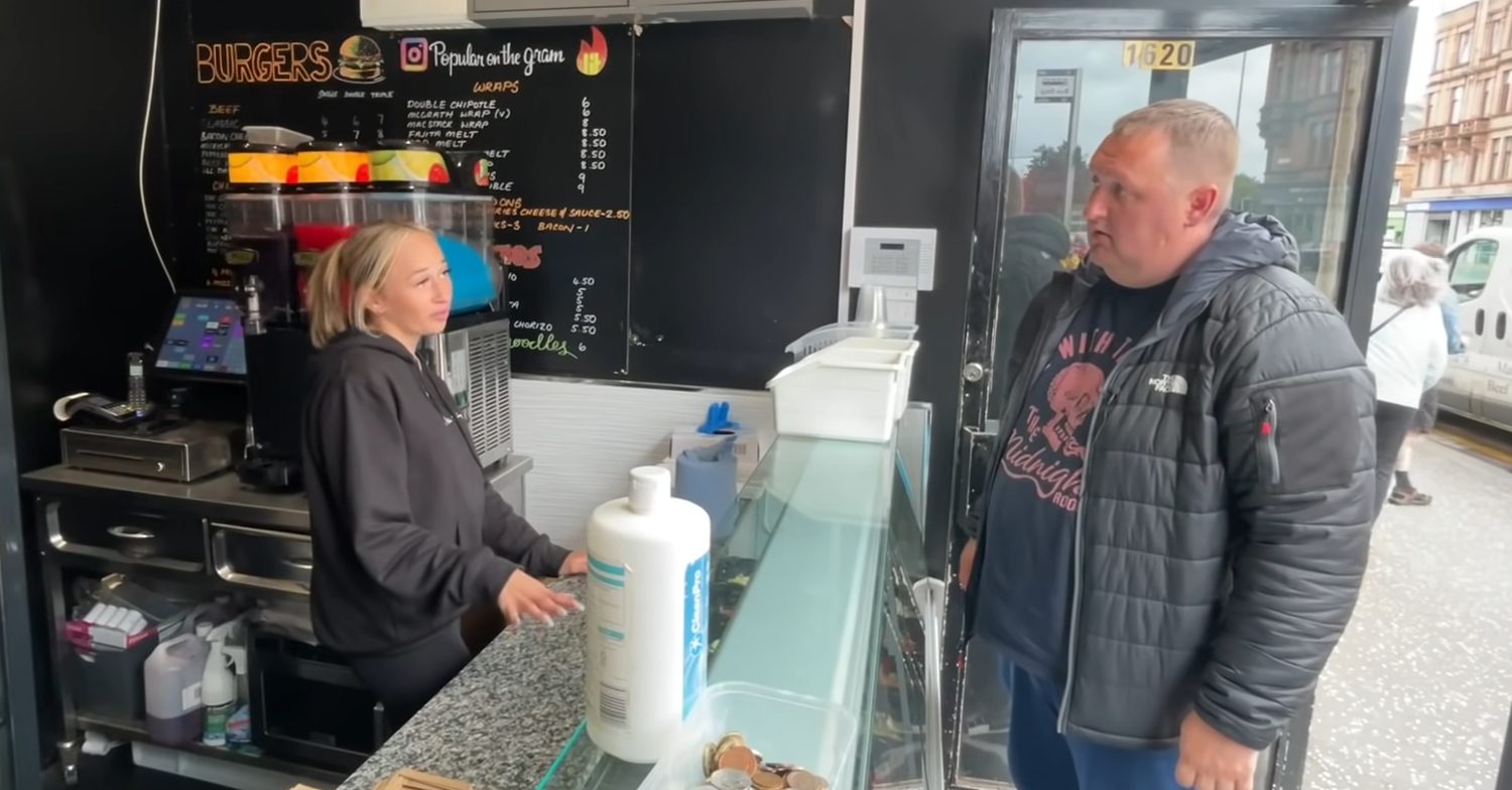 Olivia was recognised by viewers on Rate My Takeaway