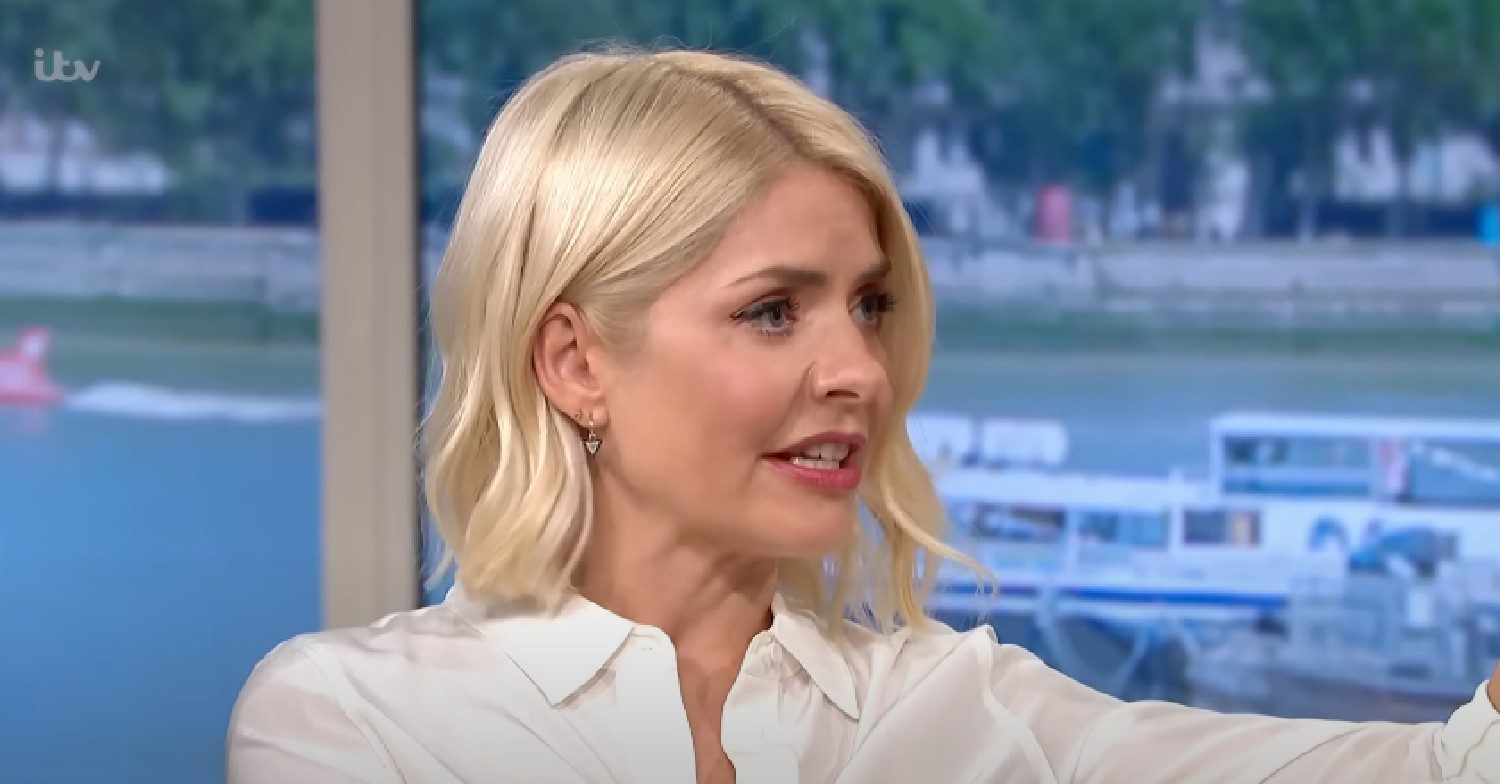 Holly Willoughby speaking on This Morning