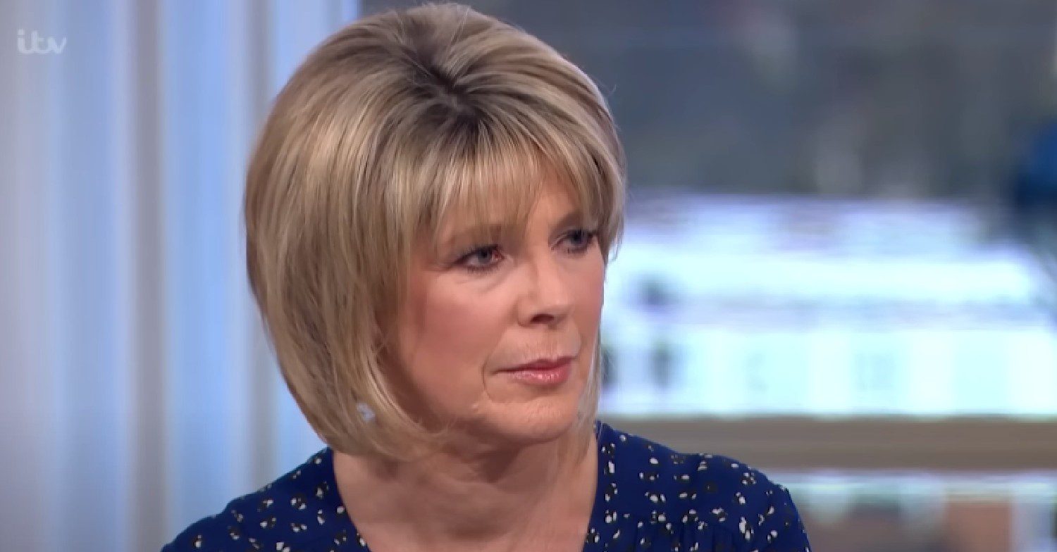 Ruth Langsford listening on This Morning