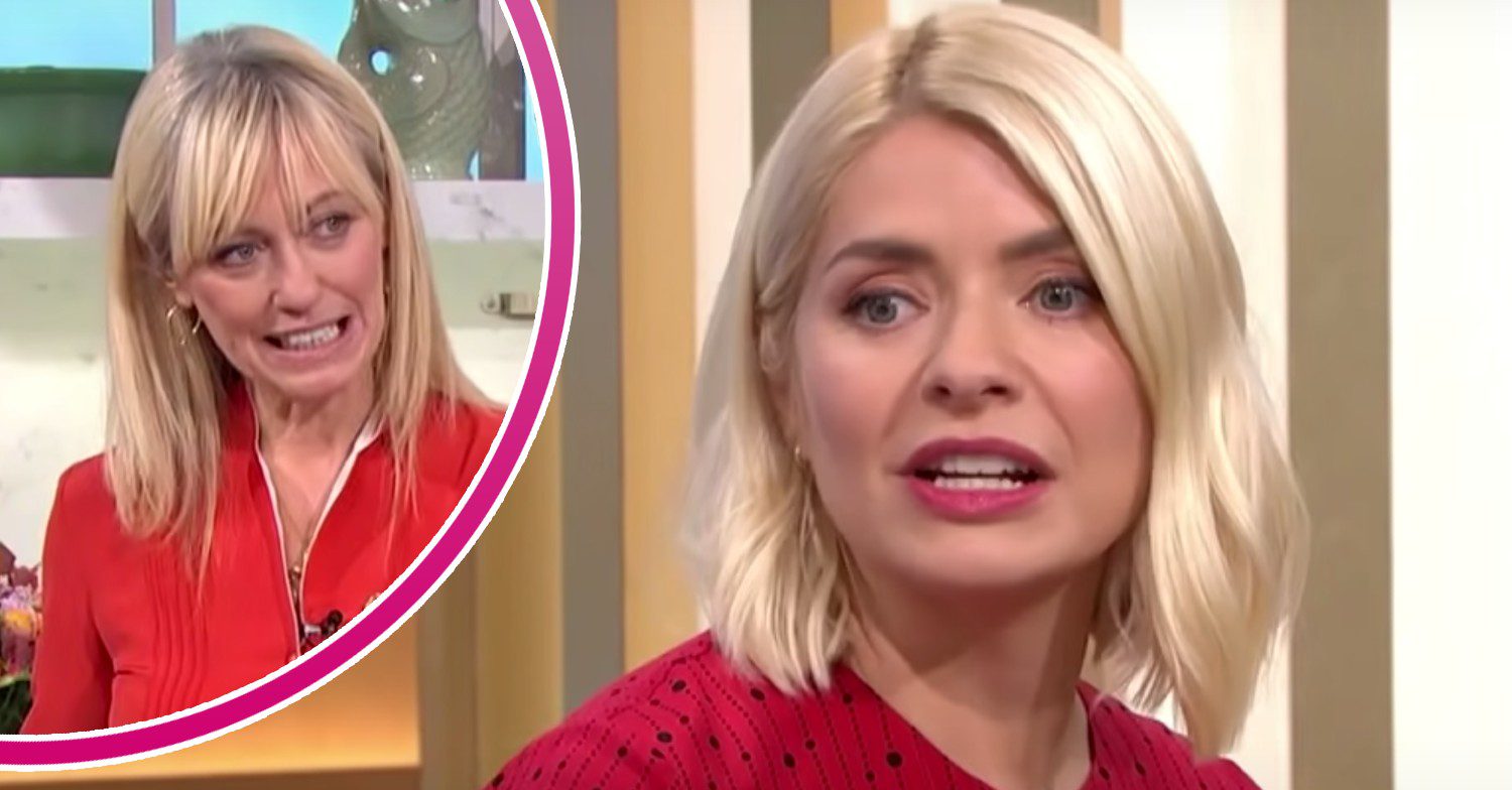 Clodagh McKenna speaks, Holly Willoughby watches