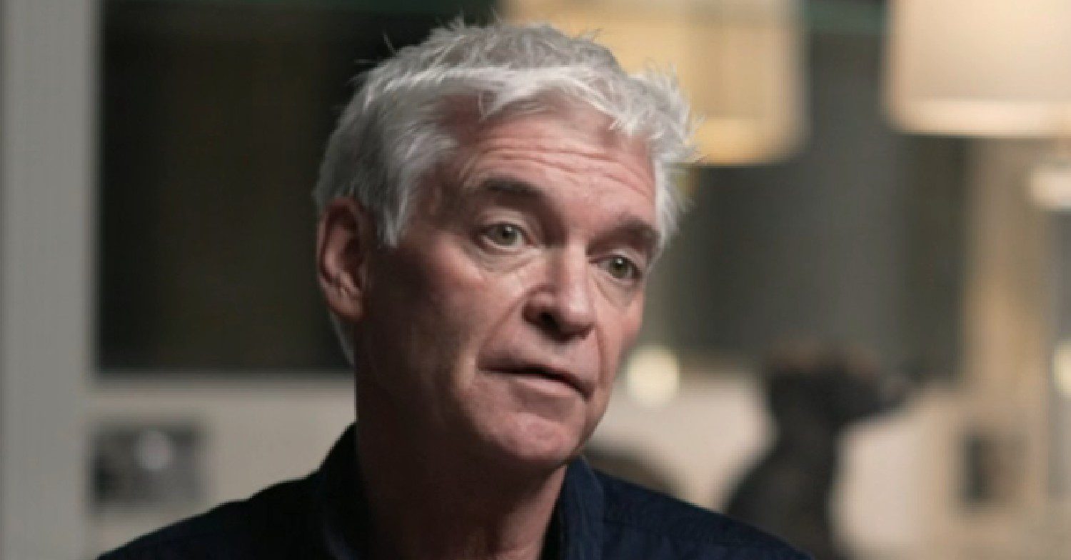 Phillip Schofield speaking in BBC interview