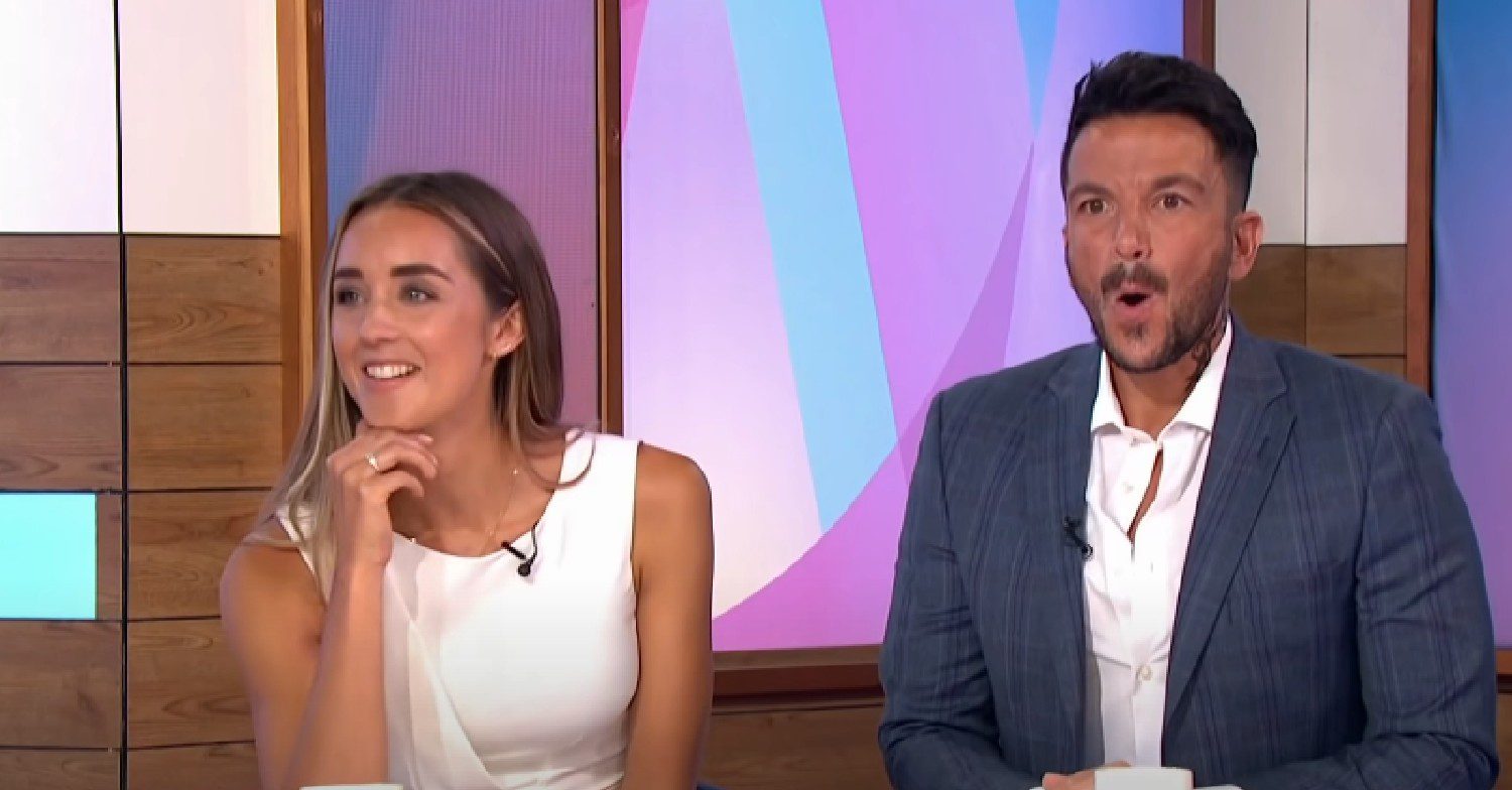 Peter Andre and wife Emily on Loose Women
