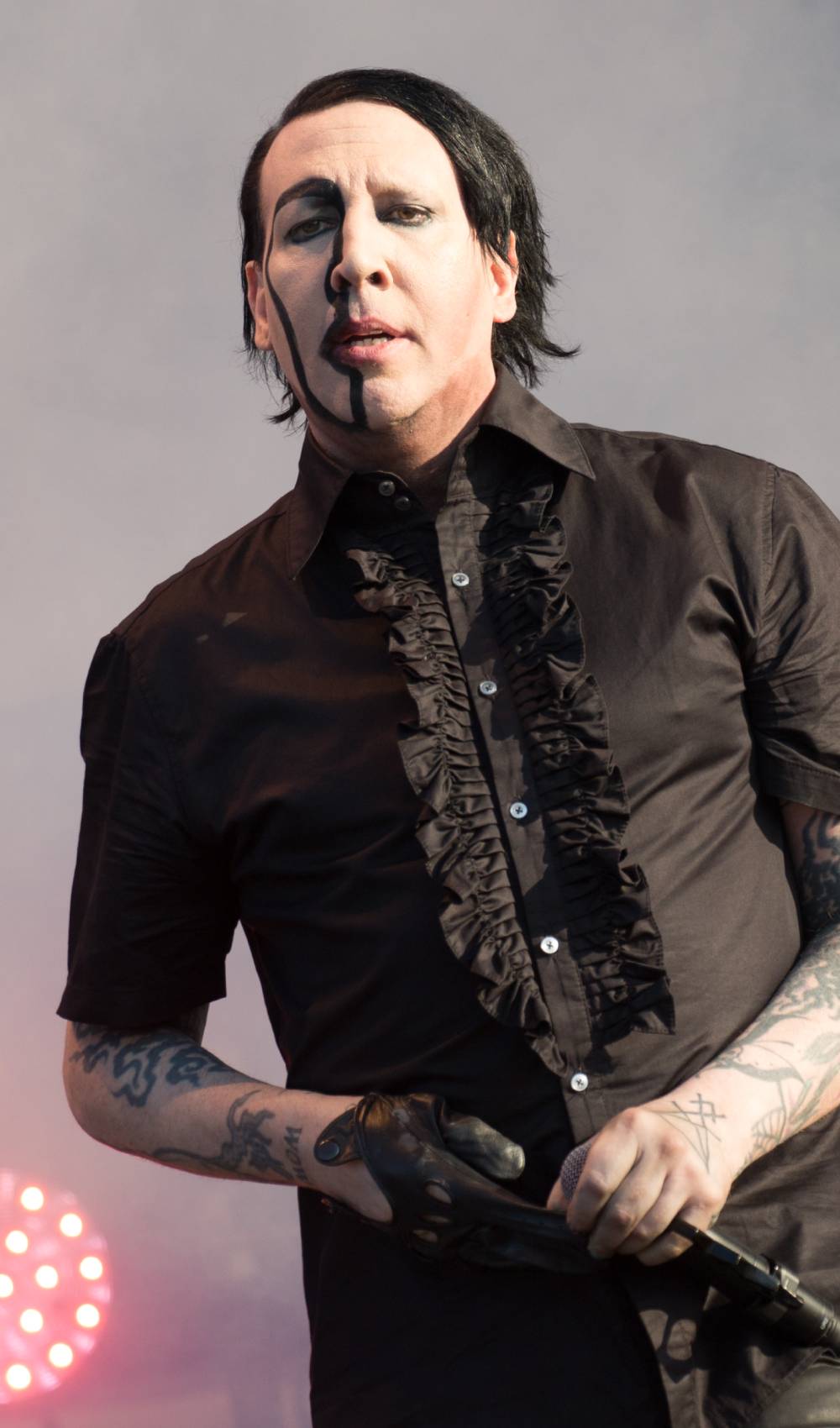 Marilyn Manson performs on stage