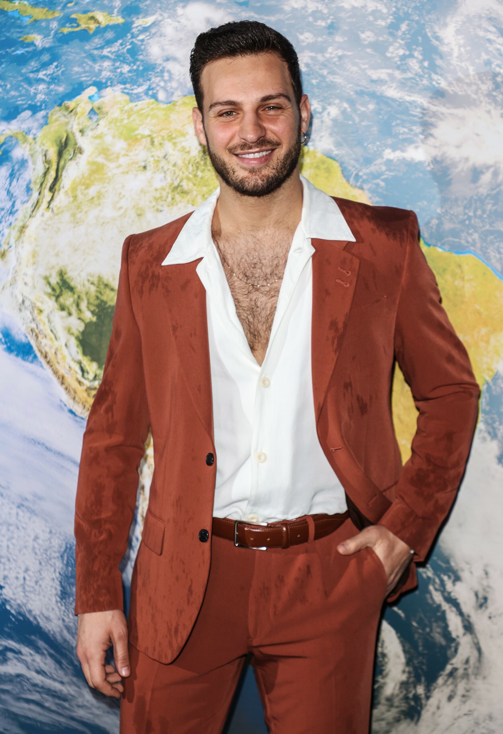 Strictly star Vito Coppola smiling at event