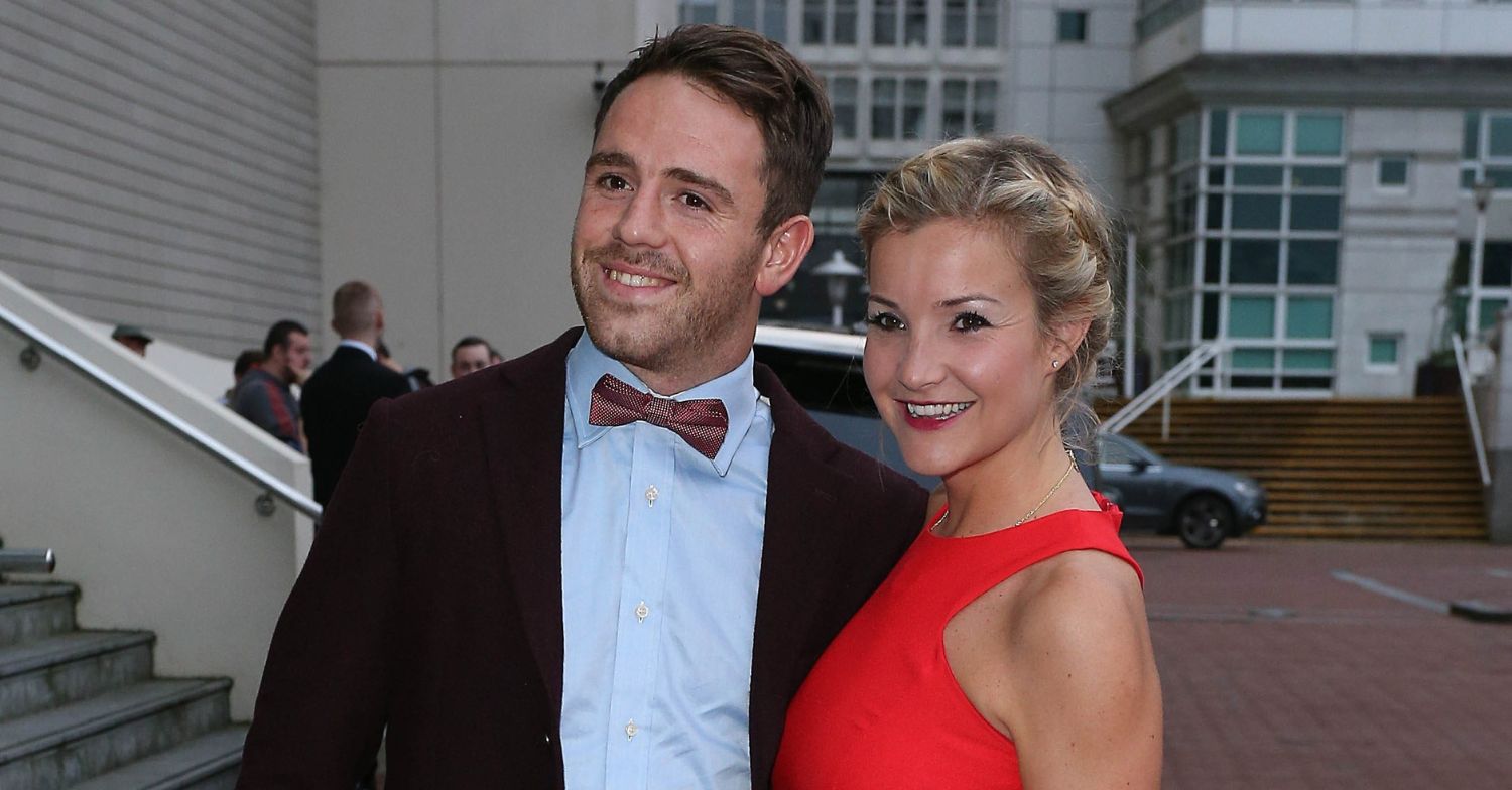 Helen Skelton and Richie Myler smiling together