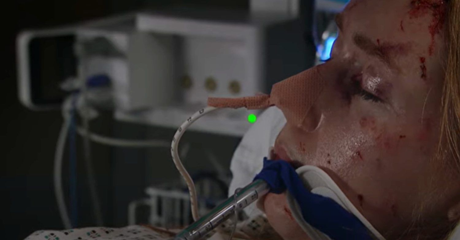 Emmerdale's Chloe is in an induced coma at the hospital