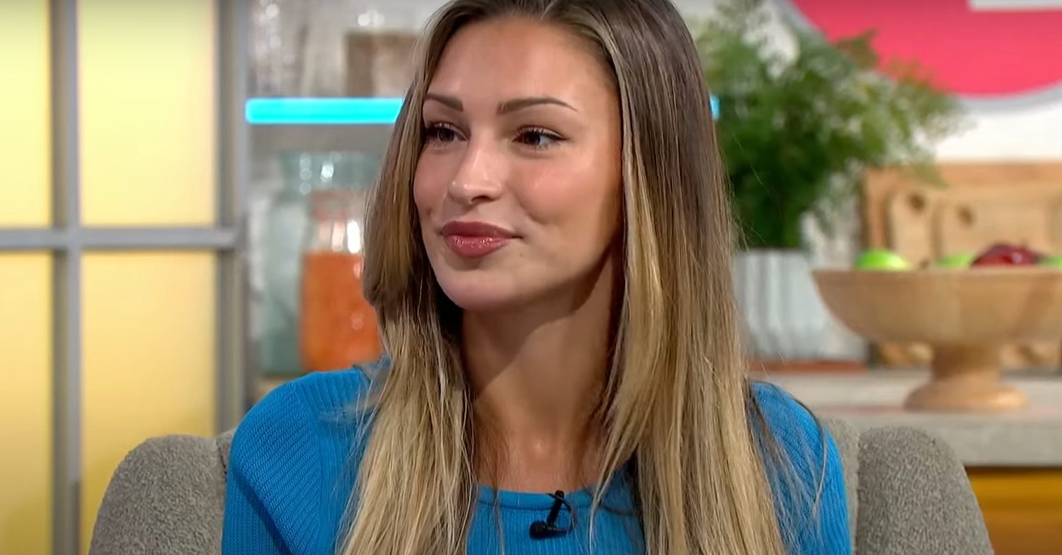 Zara McDermott speaking on Lorraine