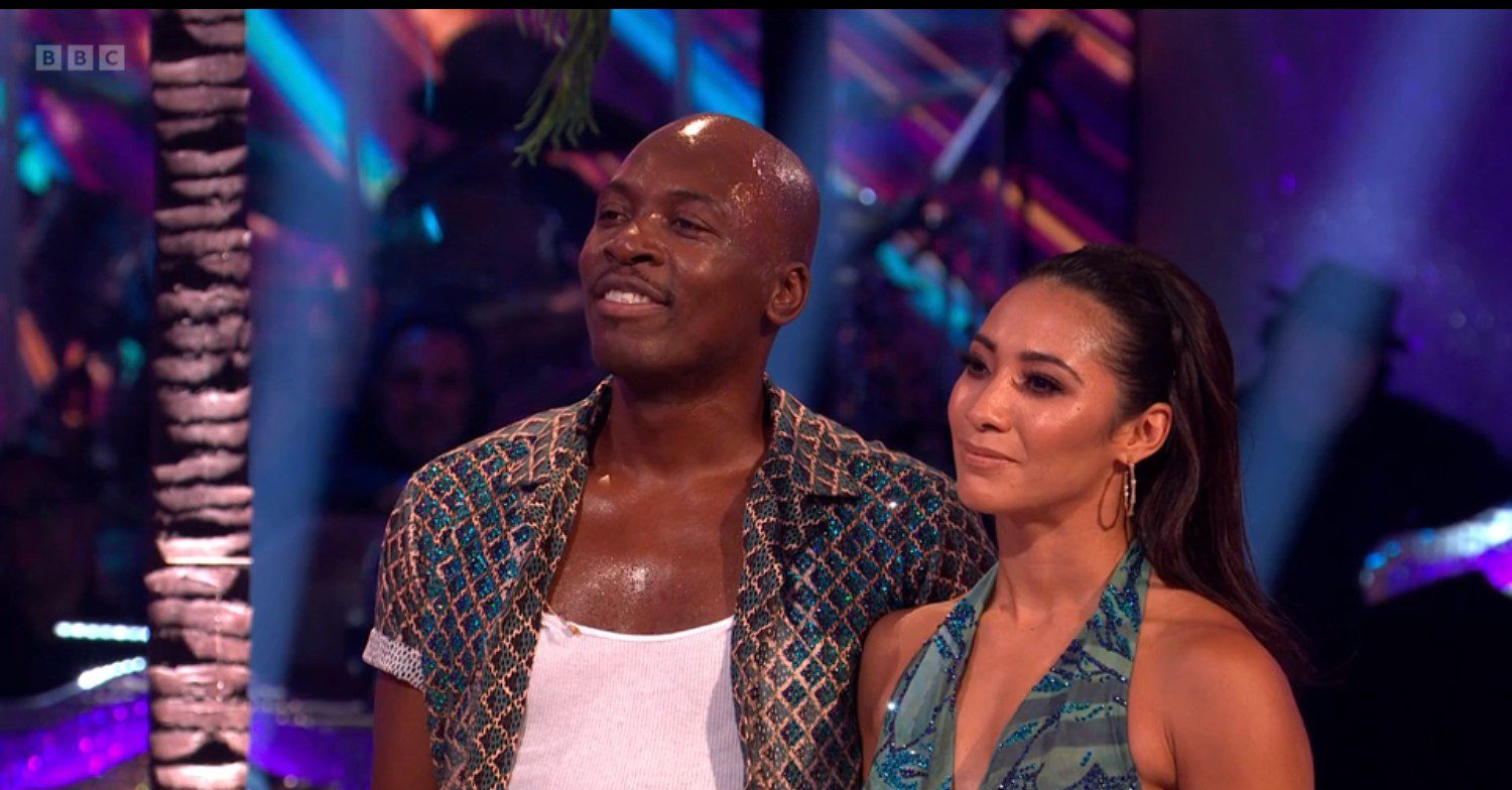 Eddie Kadi and Karen Hauer 
