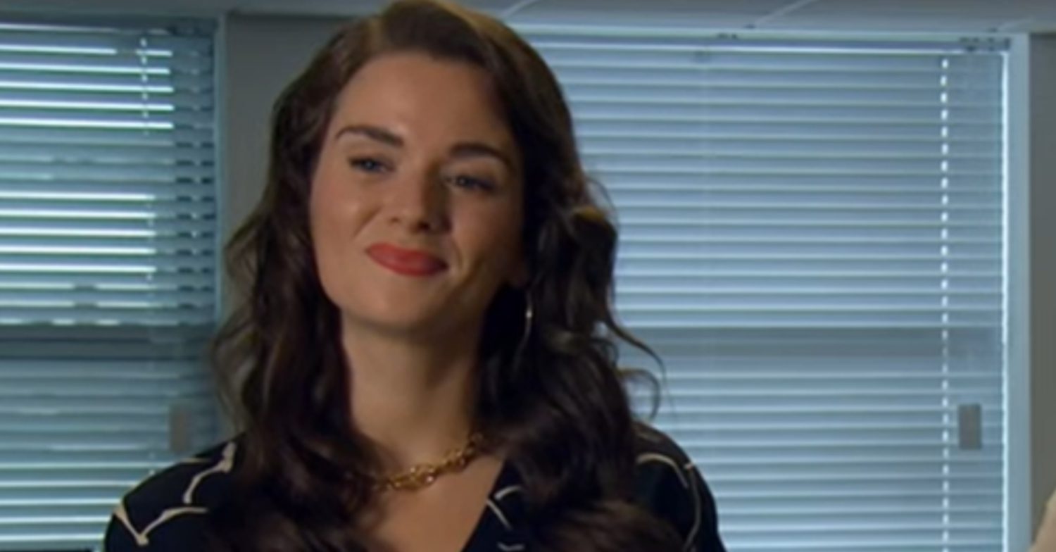 Emmerdale's Ruth is at work