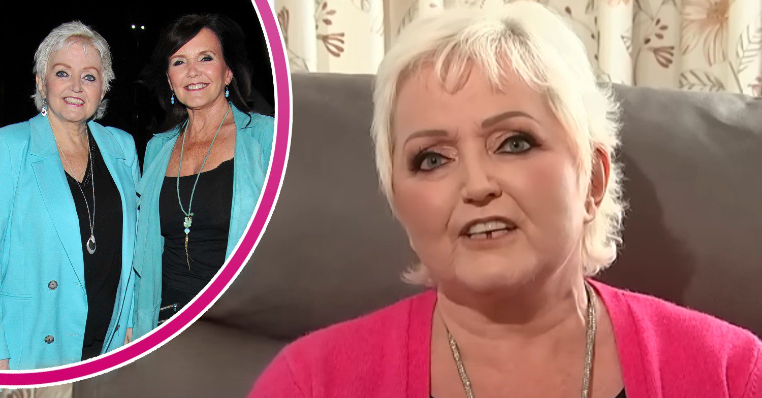 Linda Nolan and sister Maureen at event, and Linda on GMB