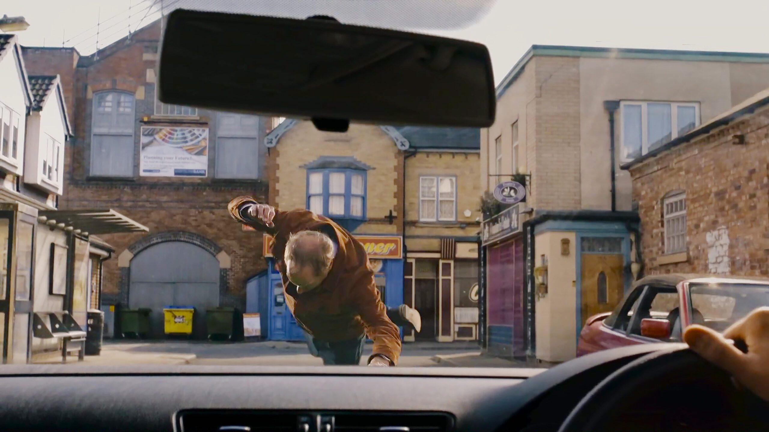 Stephen being run over on Coronation Street
