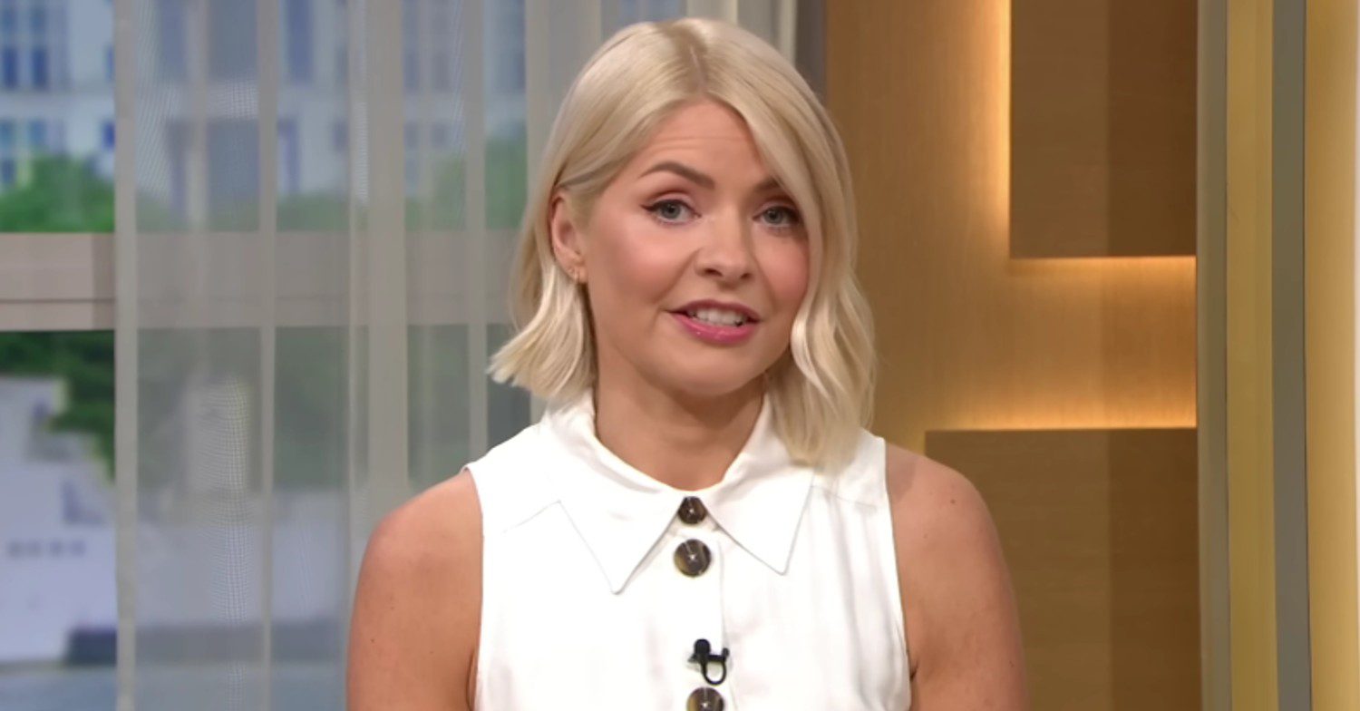 Holly Willoughby talking on This Morning