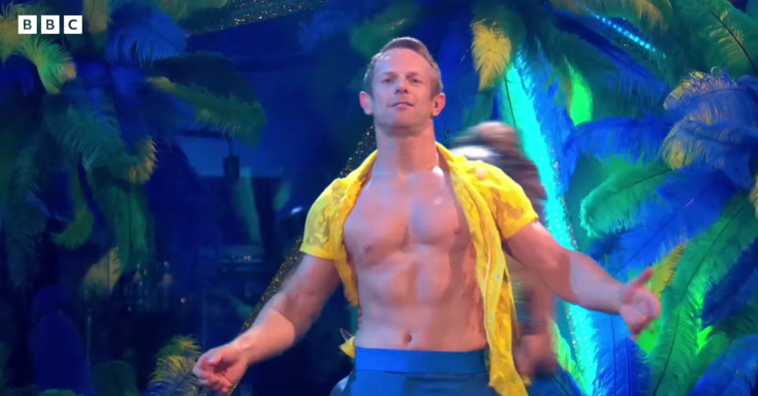 Jody dancing on Strictly