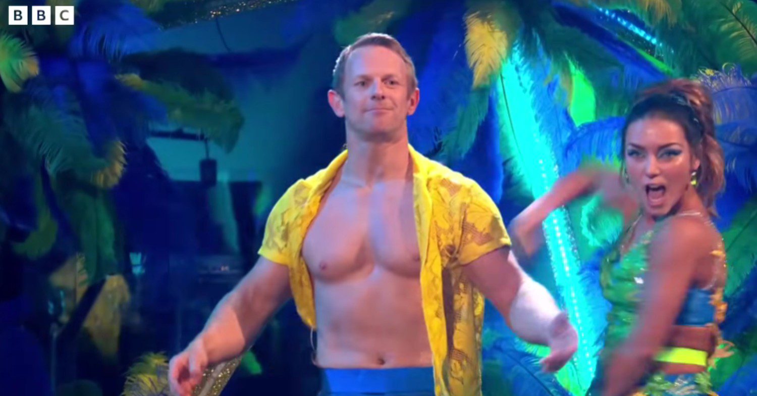 Jody dancing on Strictly