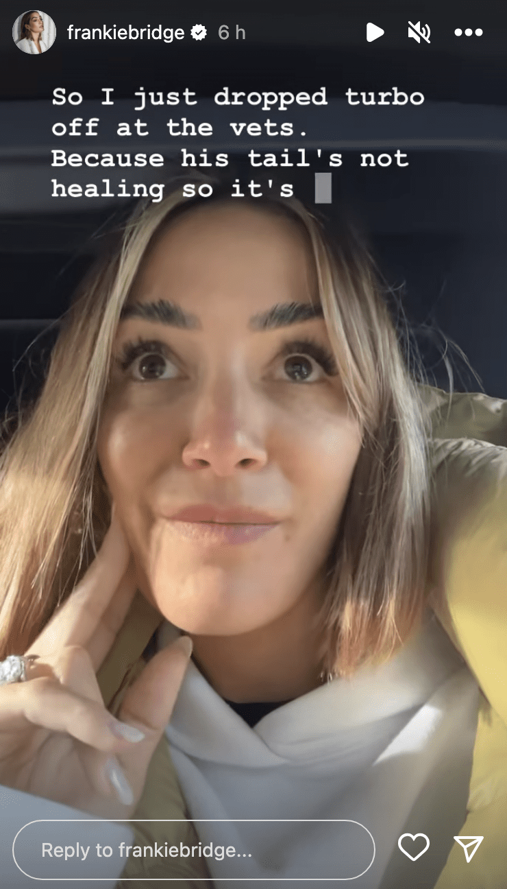 Frankie Bridge on Instagram