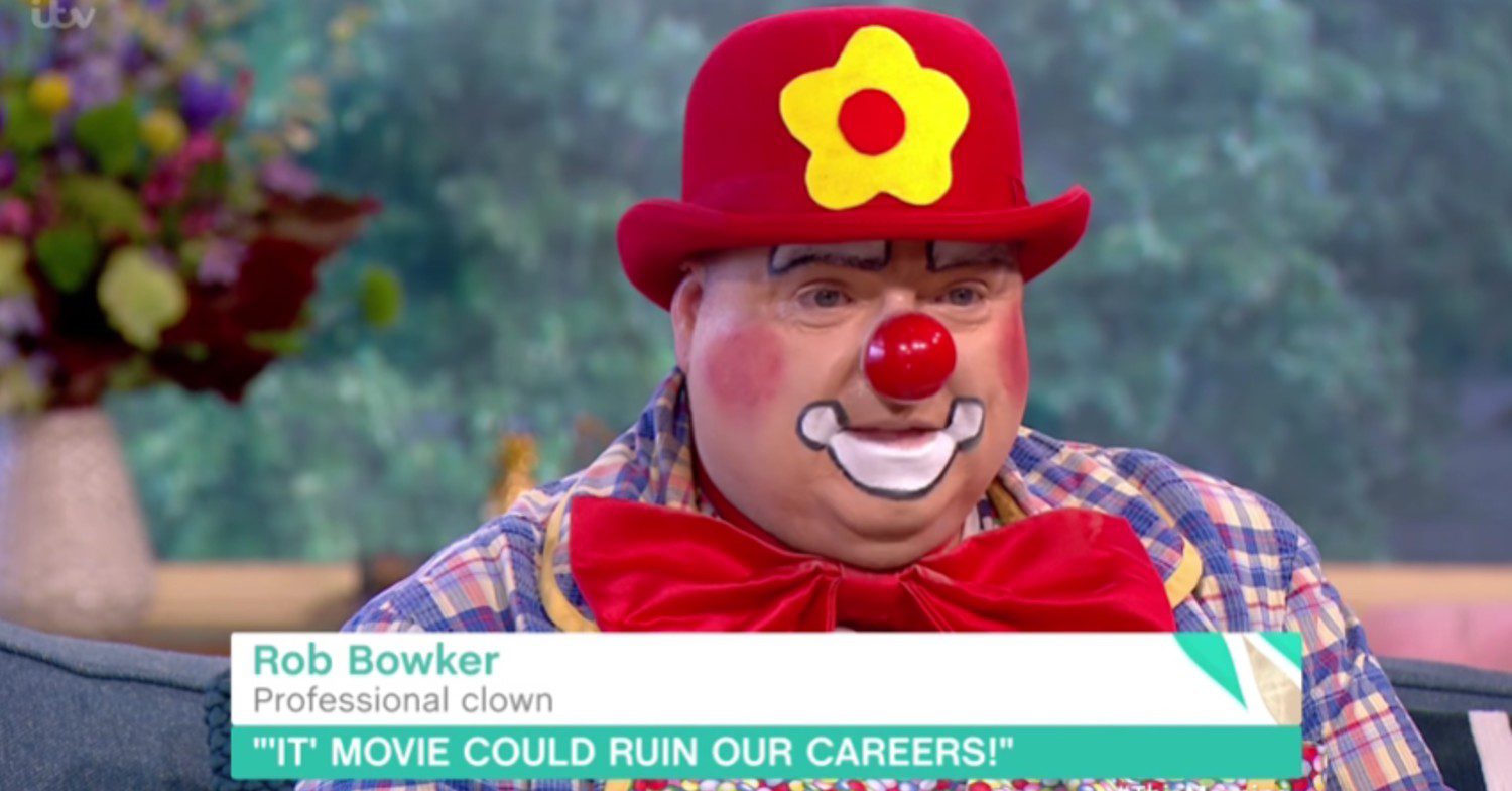 'Scary' clown on This Morning