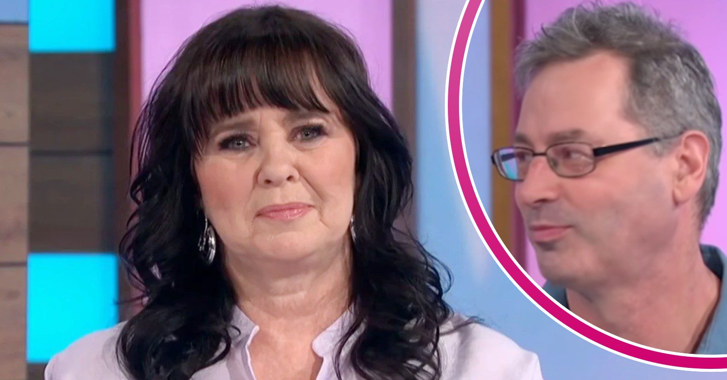 Coleen Nolan; inset, boyfriend Michael (Credit: ITV/YouTube/Composite: ED!)