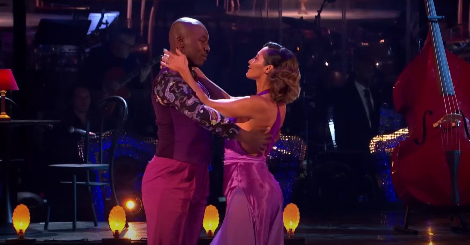 Eddie Kadi and professional Karen Hauer on Strictly Come Dancing