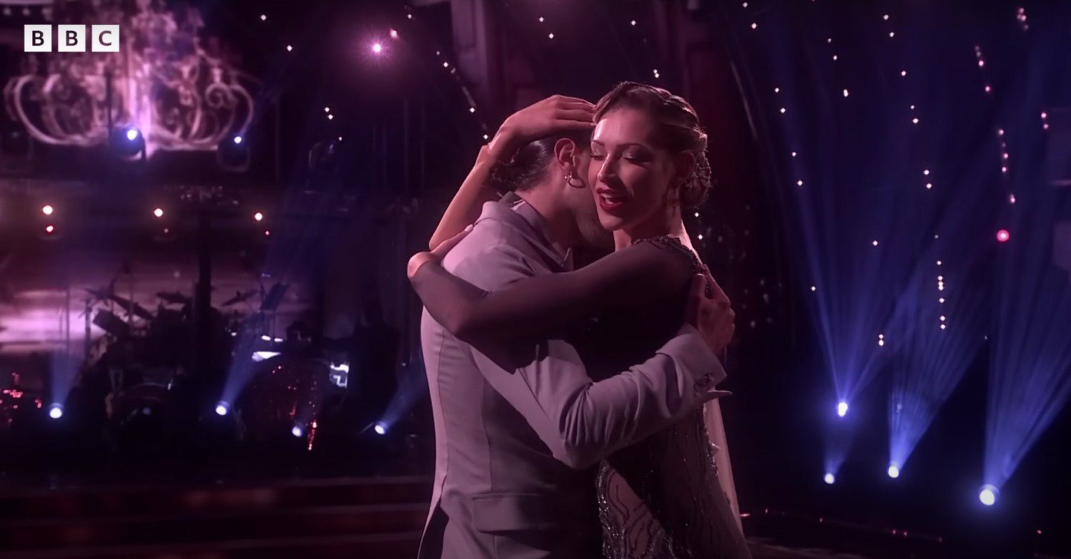 Zara & Graziano dancing on Strictly Come Dancing