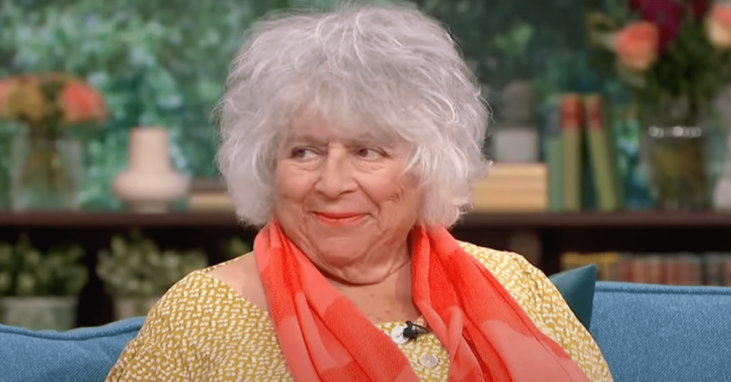 Miriam Margolyes smiling on This Morning