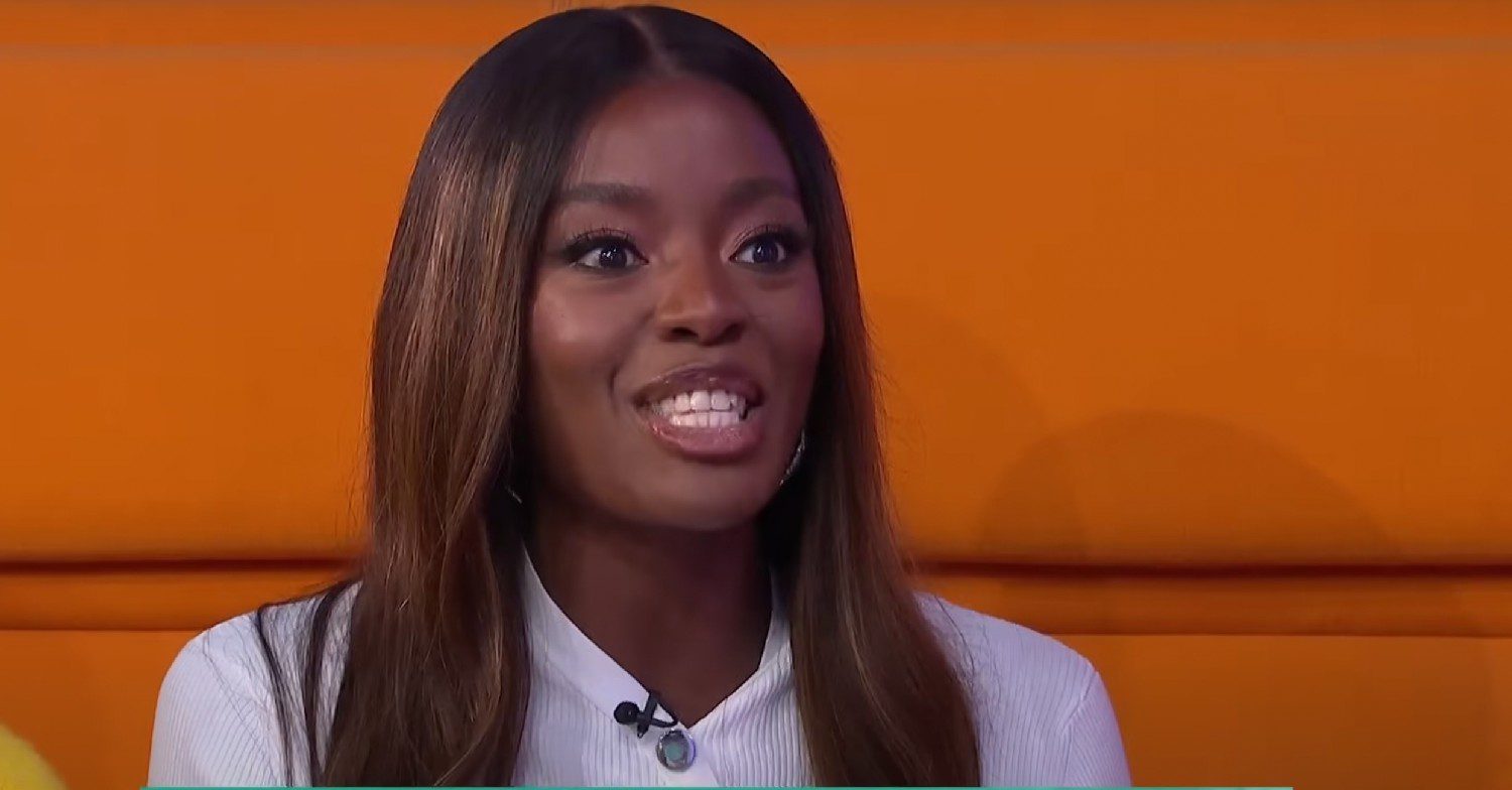 AJ Odudu talking on This Morning while sat down