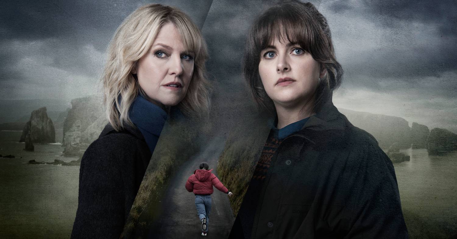 Ashley Jensen as DI Ruth Calder and Alison O’Donnell as DS Alison 'Tosh' McIntosh in Shetland series 8