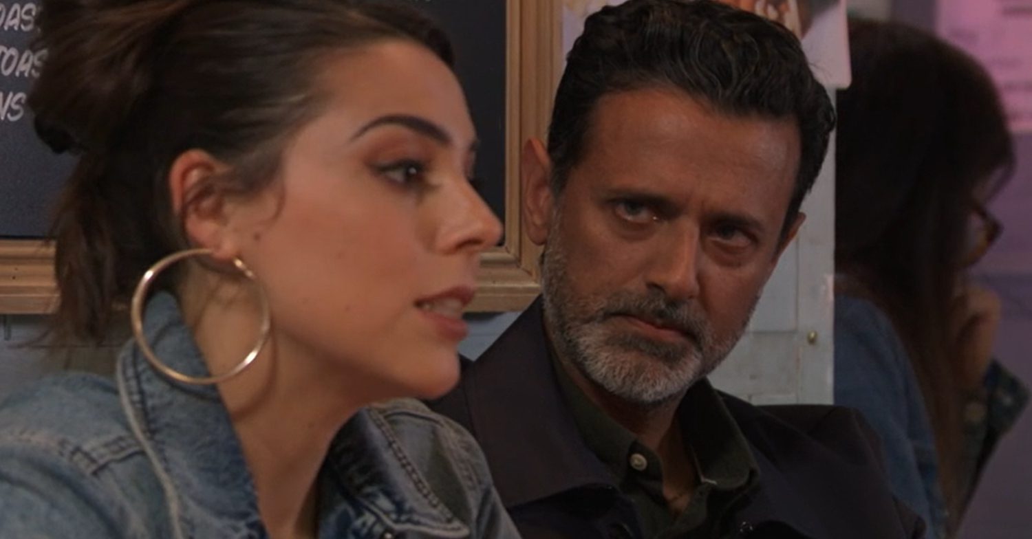 EastEnders' Nish is sitting next to Priya