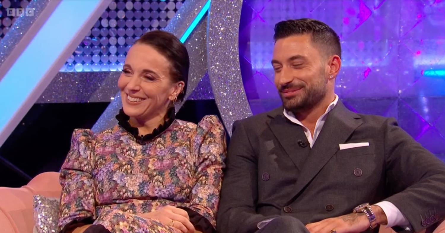 Strictly stars Amanda Abbington and Giovanni Pernice appear on It Takes Two