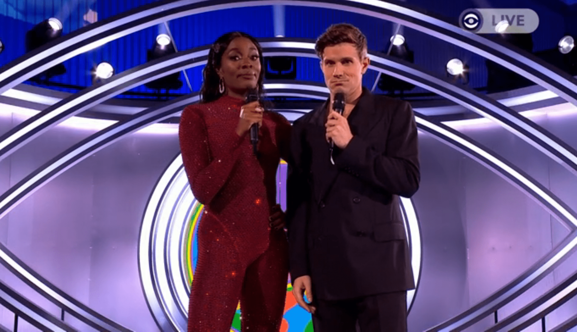 Aj Odudu and Will Best host Big Brother live eviction