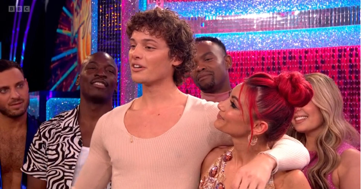 Bobby Brazier and Dianne Buswell on Strictly
