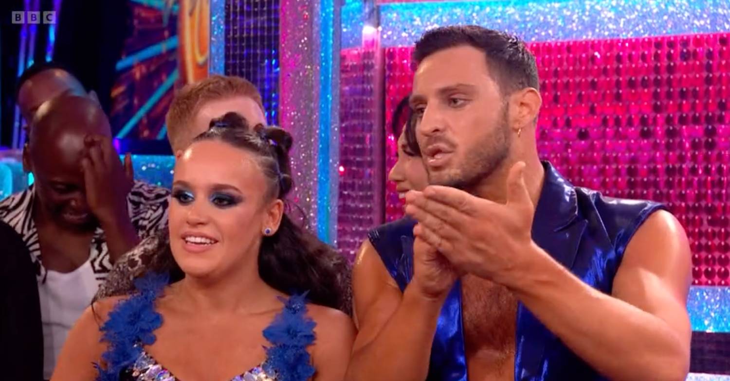 Strictly Come Dancing stars Ellie Leach and Vito Coppola react