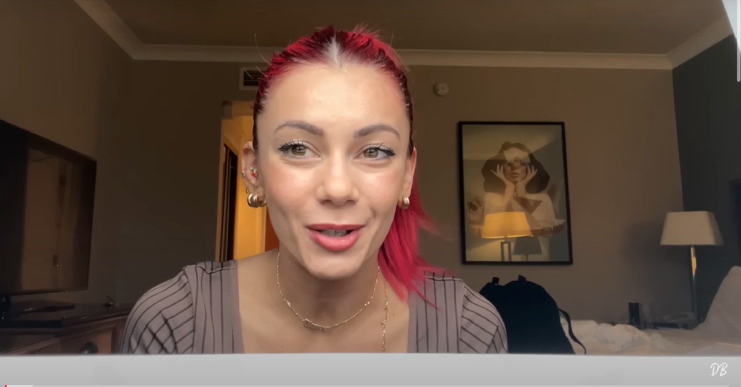 Dianne Buswell speaking to camera