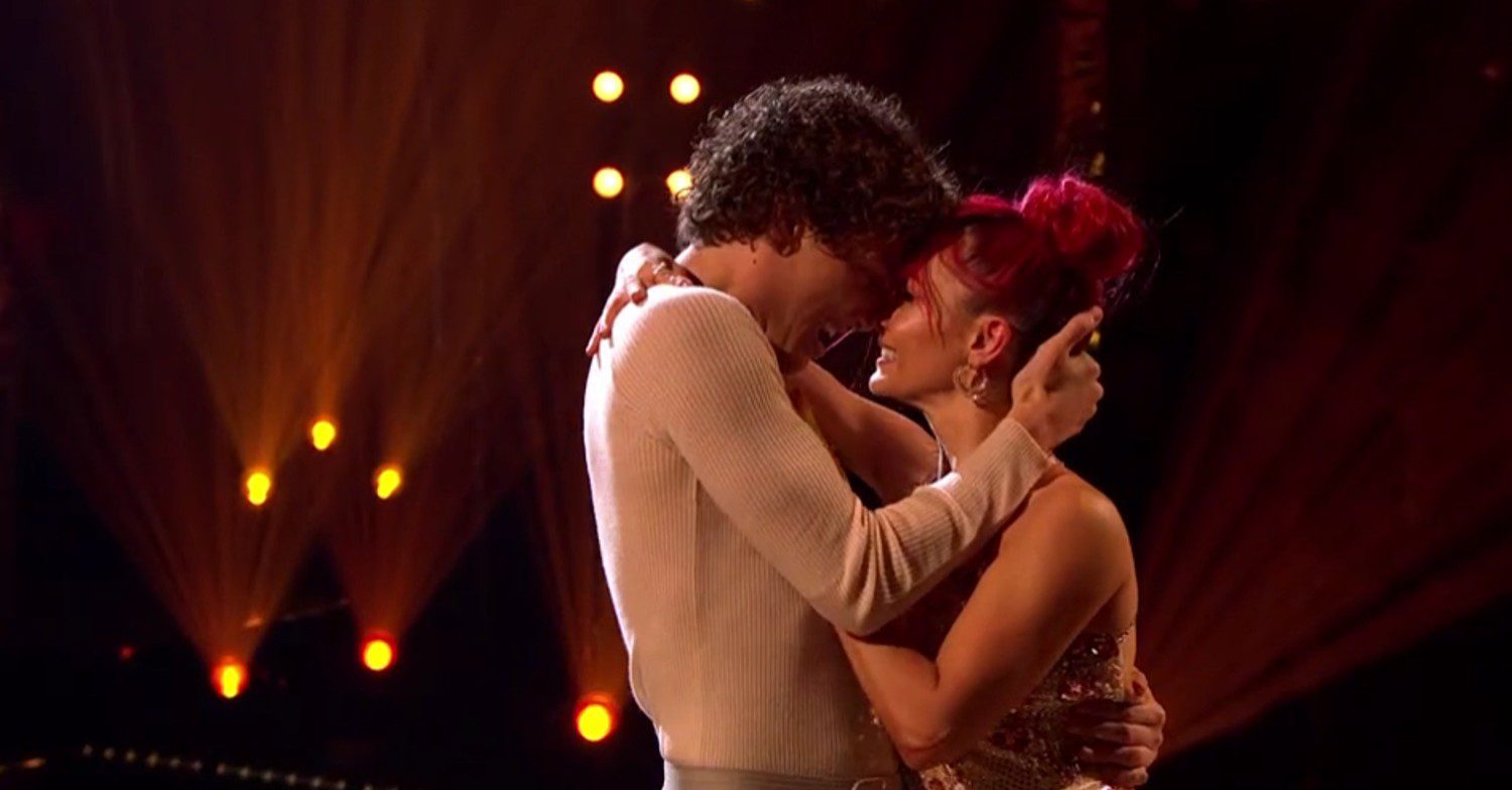 Bobby and Dianne dancing on Strictly