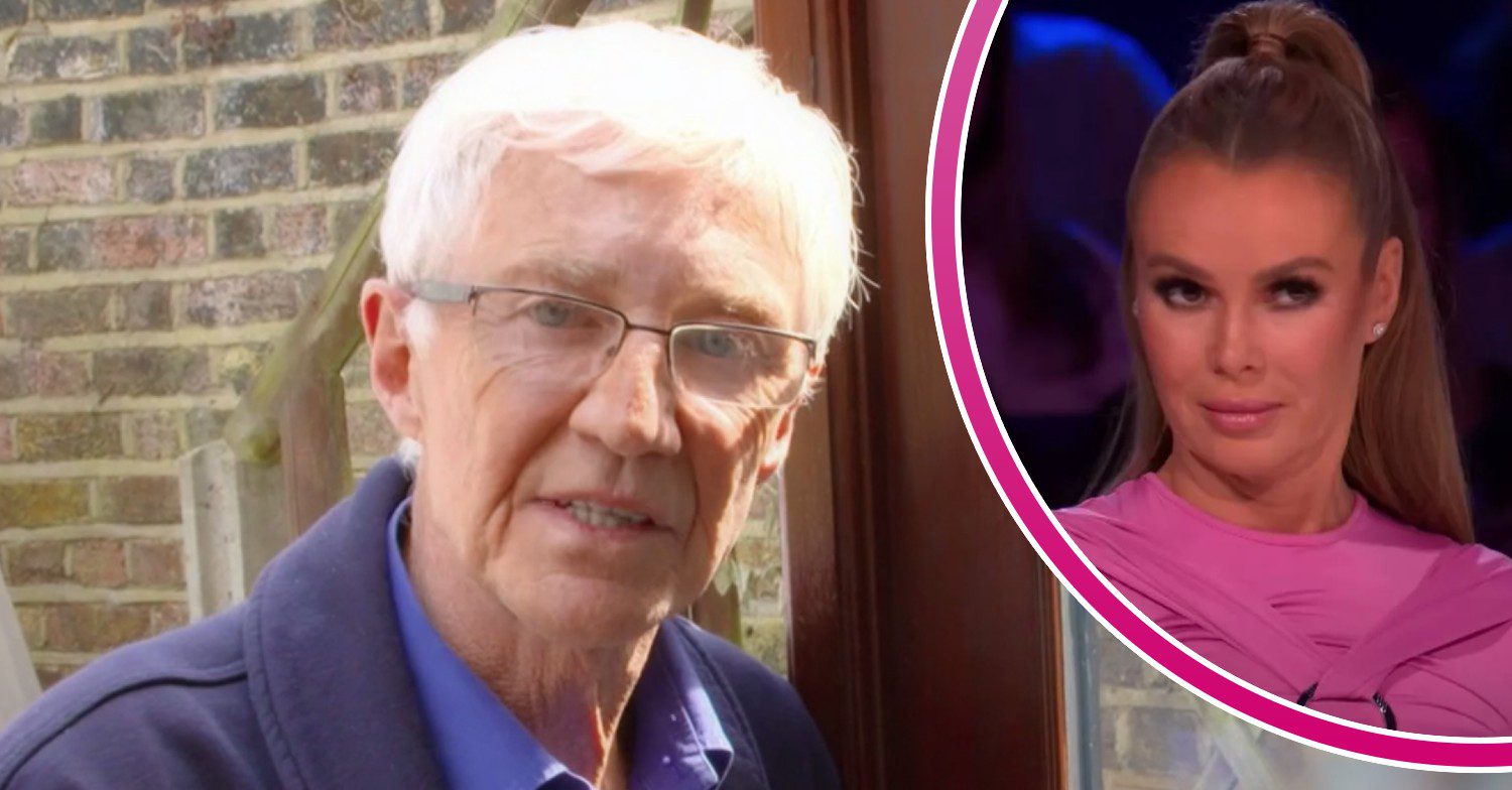 Paul O'Grady look serious, Amanda Holden looks dubious
