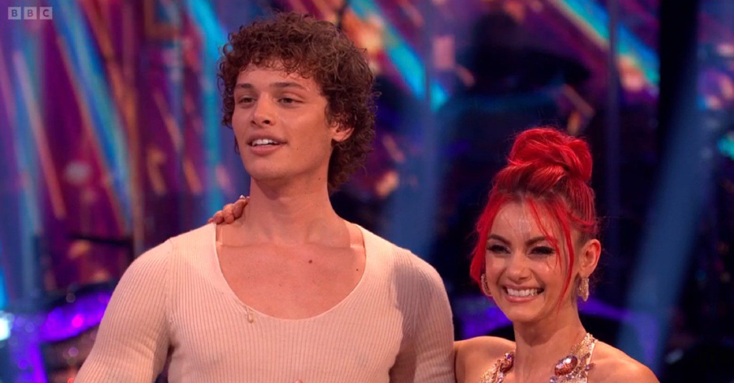 Bobby Brazier and Dianne Buswell on Strictly 