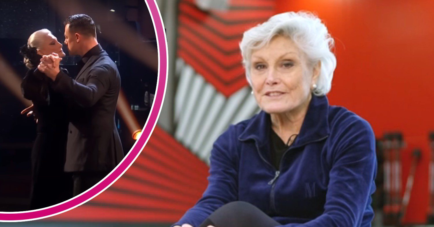 Kai Widdrington and Angela Rippon on Strictly