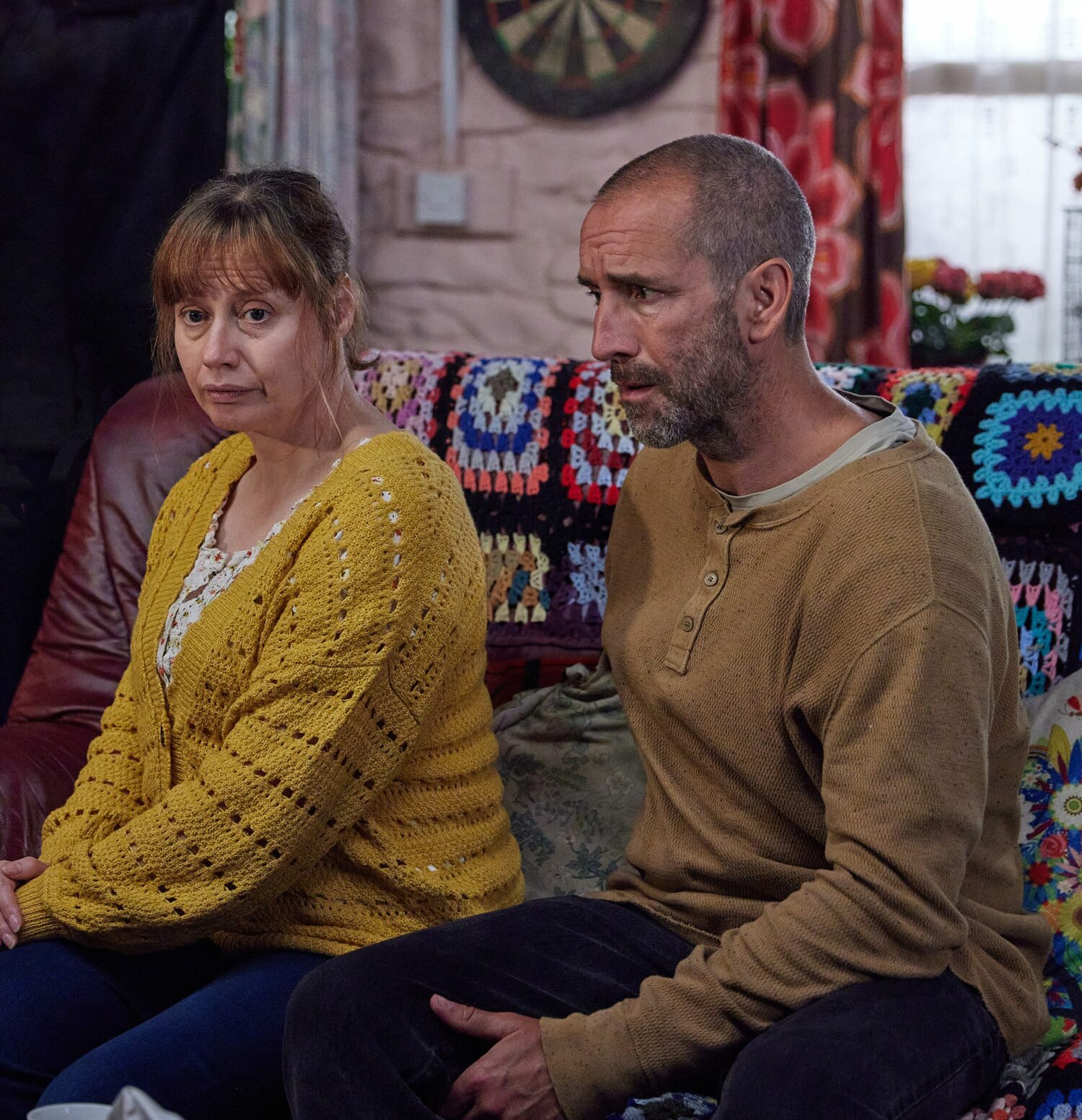 Sam looks sad as he talks to Lydia on Emmerdale