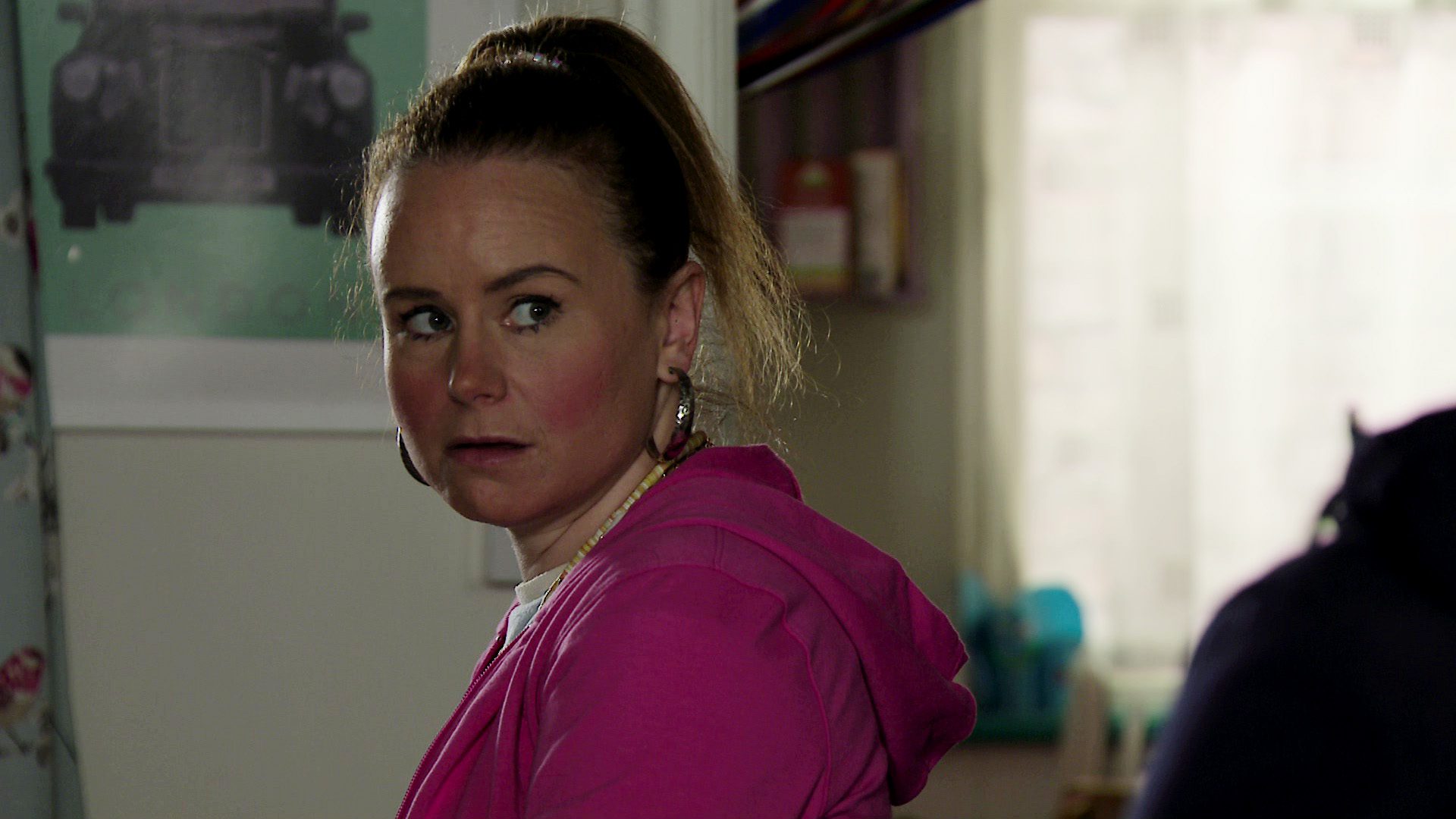 Gemma looking worried on Corrie
