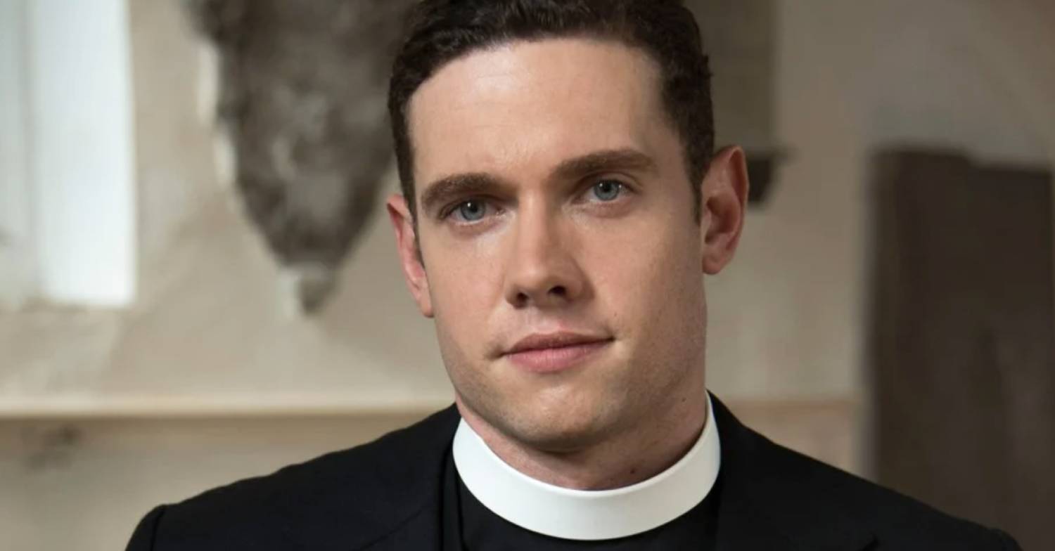 Tom Brittney looks into the camera