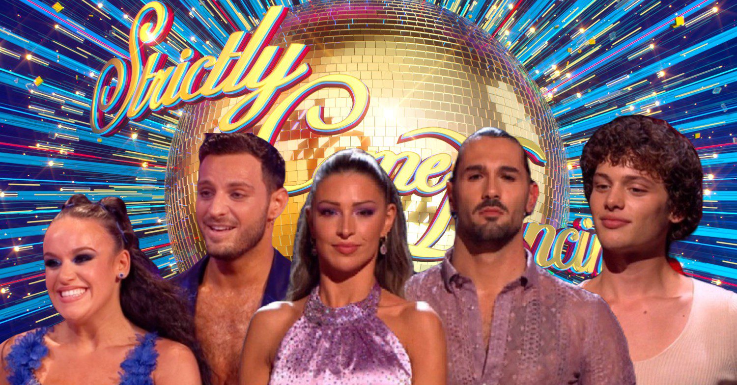 Strictly 2023 stars with the logo